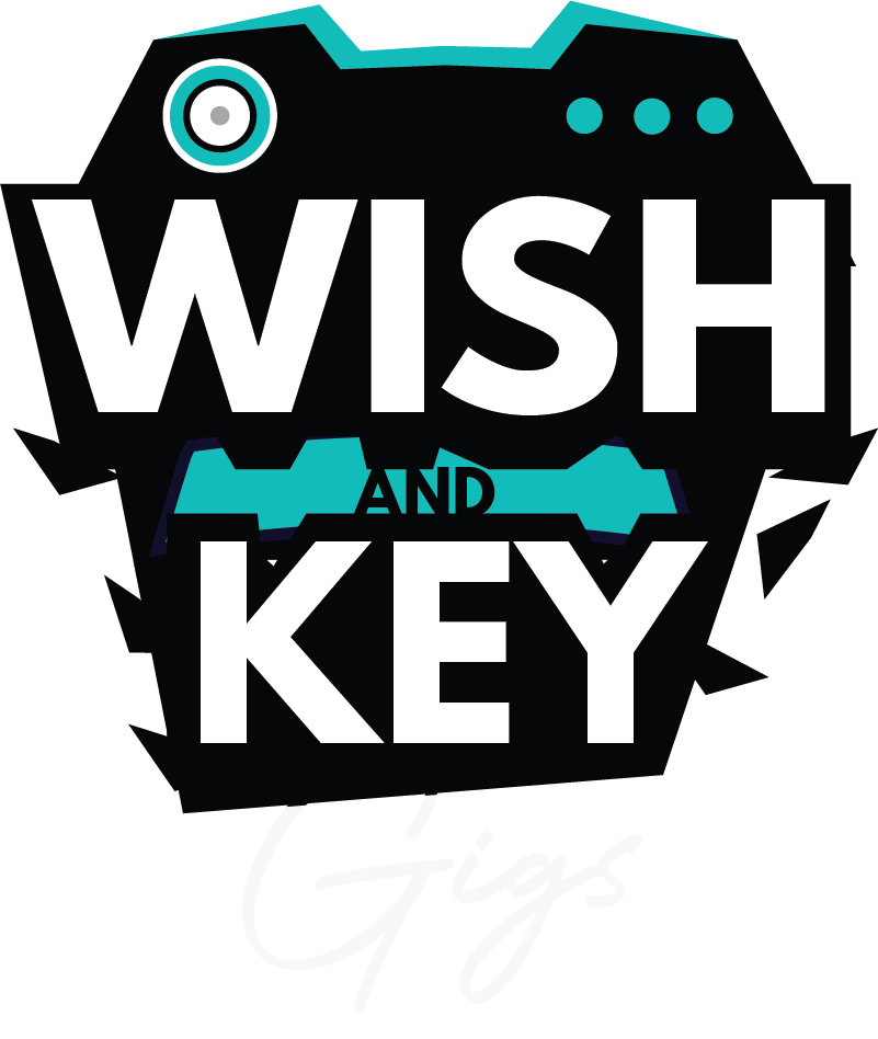 wish and key logo white
